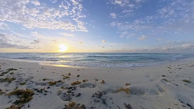 大海和日落视频素材