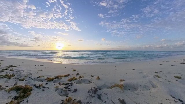 大海和日落视频素材