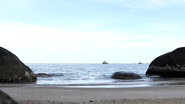 海水波浪和海岸视频下载