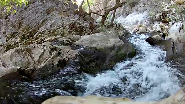 流水，清流，瀑布视频素材