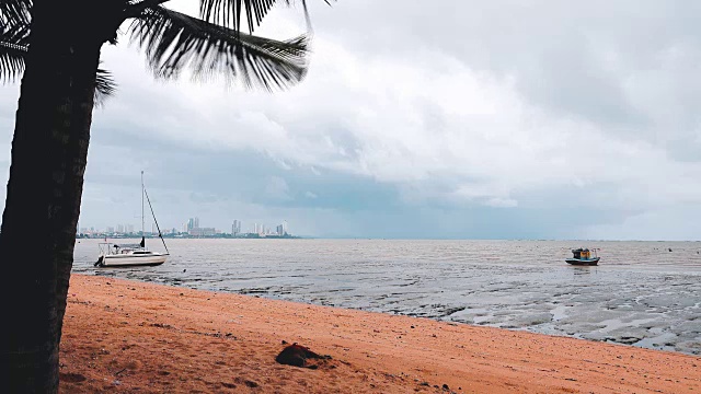 4K:风暴带雨，时间流逝视频素材