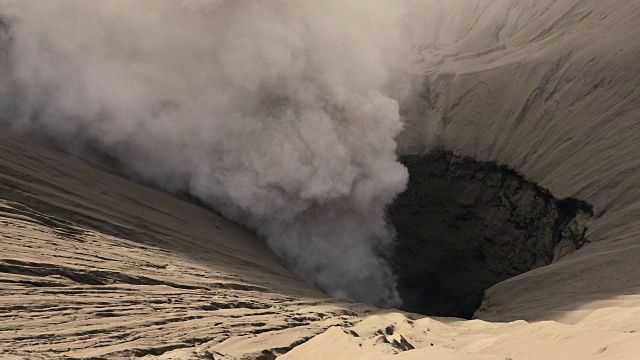 印度尼西亚东爪哇的布罗莫火山。视频素材