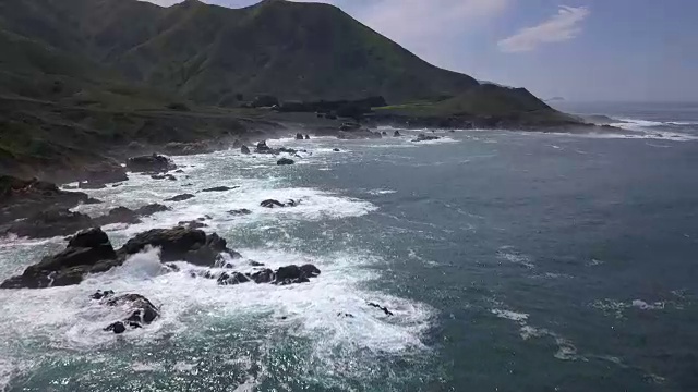 大苏尔加州航拍海岸视频素材