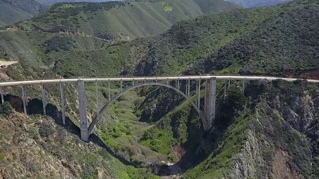 大苏尔加州航拍海岸视频素材