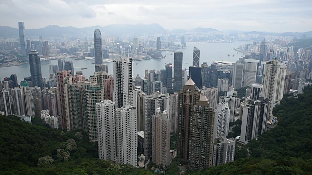 香港太平山顶-中国视频素材