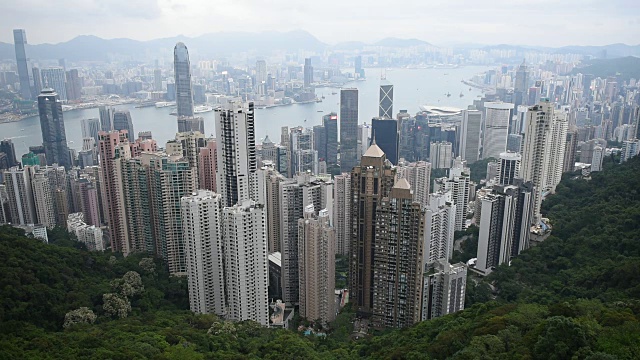 香港太平山顶-中国视频素材