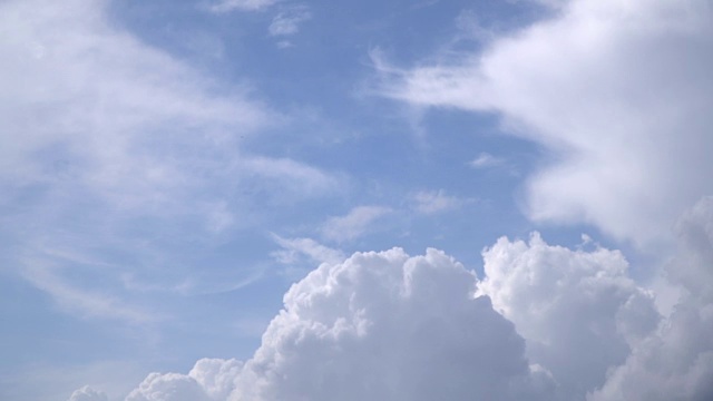 随着时间流逝的雨云视频素材