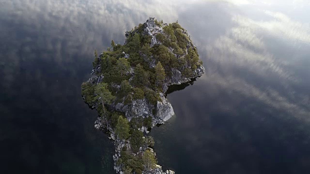 Fannette Island Lake Tahoes唯一的岛屿视频素材