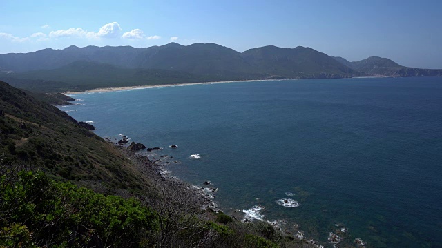 撒丁岛卡波皮科拉海角。视频下载