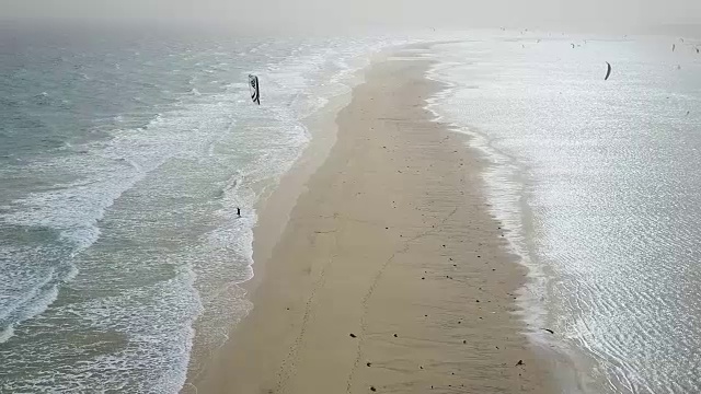 位于加那利群岛的沙地峡视频素材