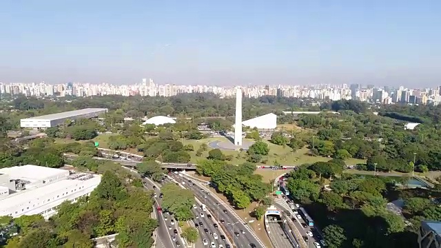 巴西圣保罗鸟瞰图视频素材