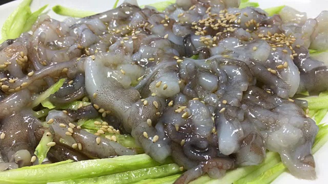 新鲜Squidk视频素材