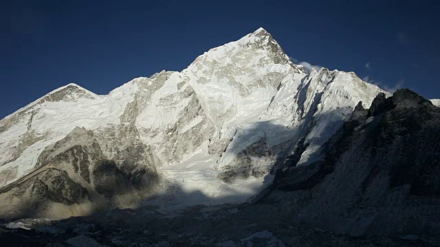 Nuptse山日落，喜马拉雅视频素材