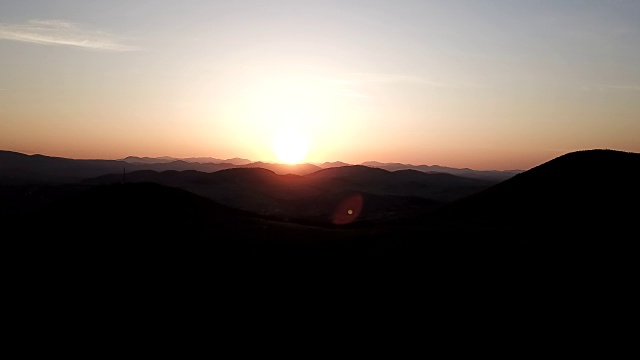 落日山视频素材