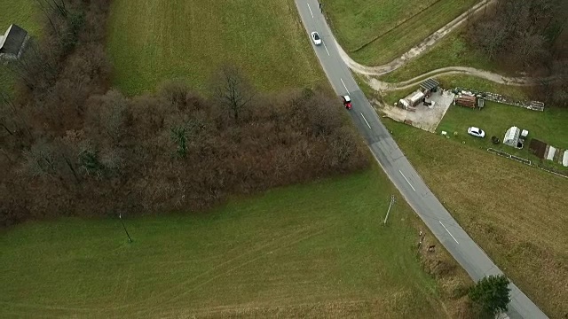 农村公路场景视频素材