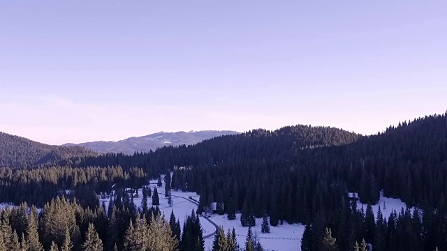 航拍乡村景观视频素材