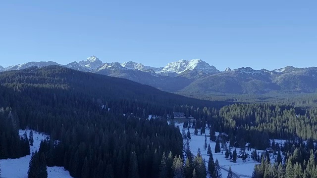 航拍乡村景观视频素材