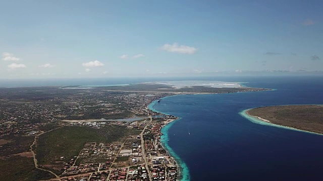 海滩海岸博内尔岛加勒比海视频视频素材