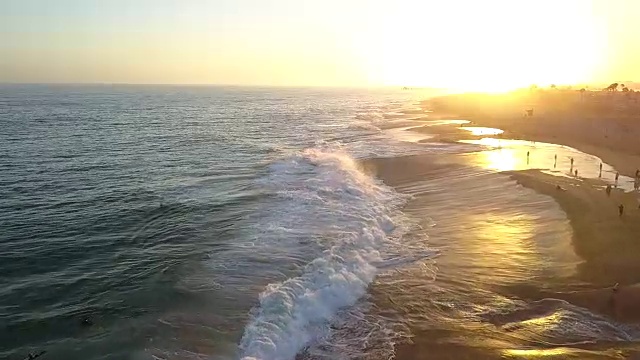 楔子新港海滩航拍Skimboard视频下载