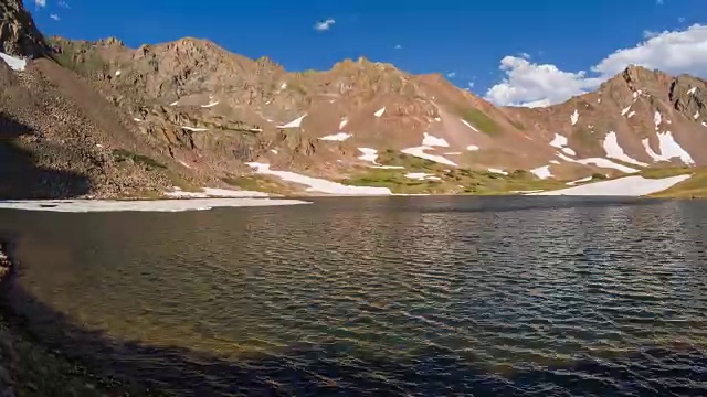 高山湖泊时光流逝视频素材