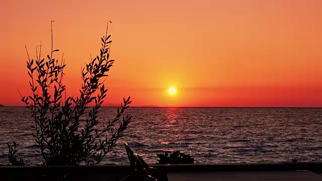 土耳其海上日出视频素材