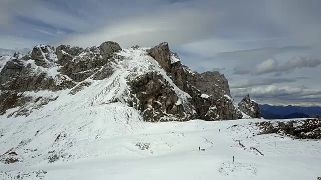 山区的冬天视频素材