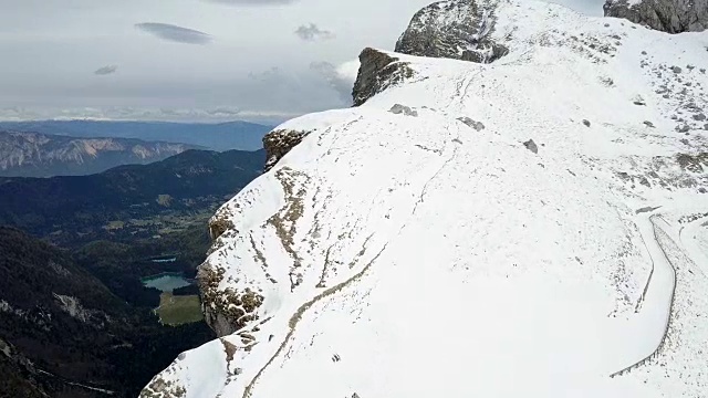 山区的冬天视频素材