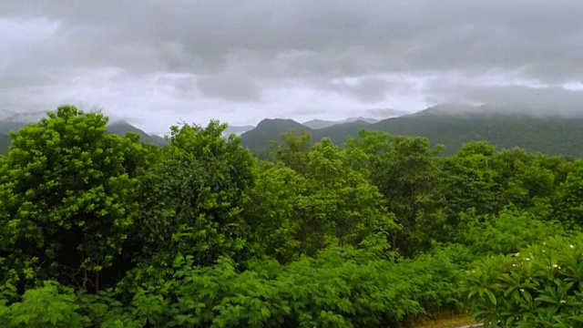 泰国山区的美丽秋景。视频素材