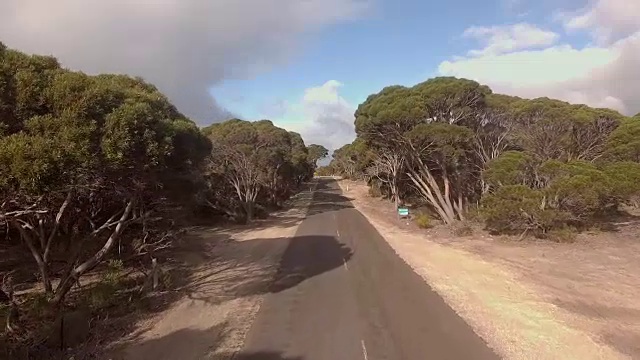 航拍高速公路风景在澳大利亚视频素材