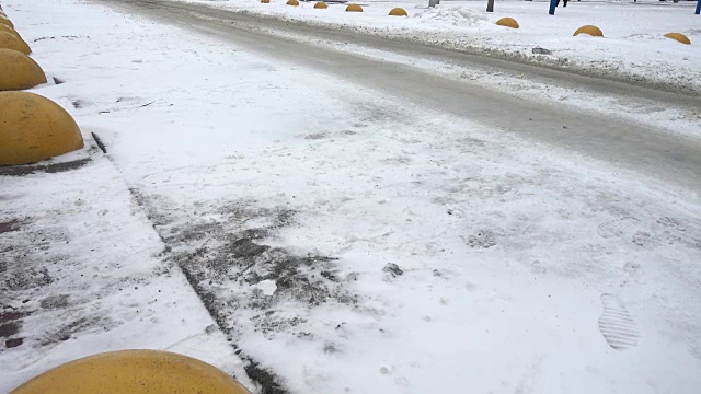 冰雪，交通视频素材