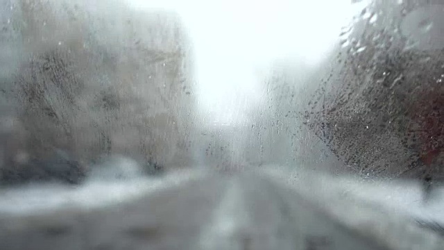 冰雪，交通视频素材