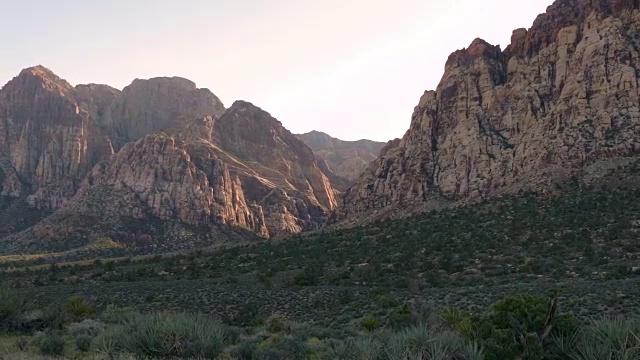 来自内华达州红岩峡谷的景色视频素材