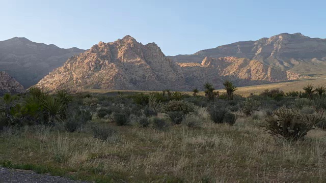 来自内华达州红岩峡谷的景色视频素材