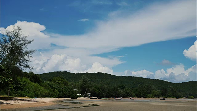 时间流逝，海天蓝云视频素材