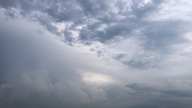 雨季的天空和云。视频素材