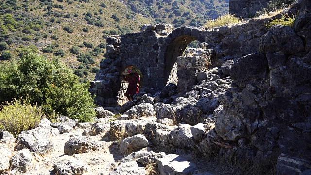 圣尼古拉斯岛。Oludeniz Fethiye,土耳其。视频素材