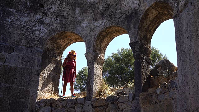 圣尼古拉斯岛。Oludeniz Fethiye,土耳其。视频素材