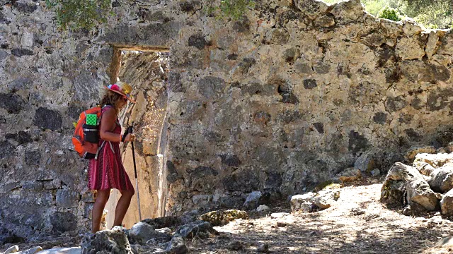 圣尼古拉斯岛。Oludeniz Fethiye,土耳其。视频素材