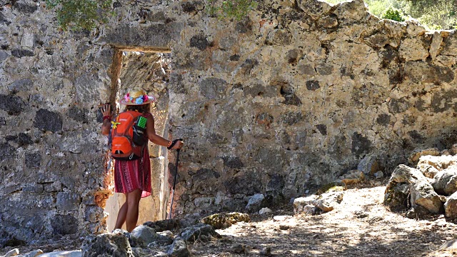 圣尼古拉斯岛。Oludeniz Fethiye,土耳其。视频素材