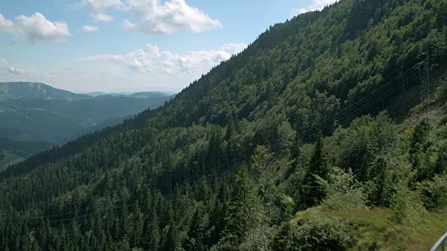 上面蜿蜒的道路视频素材