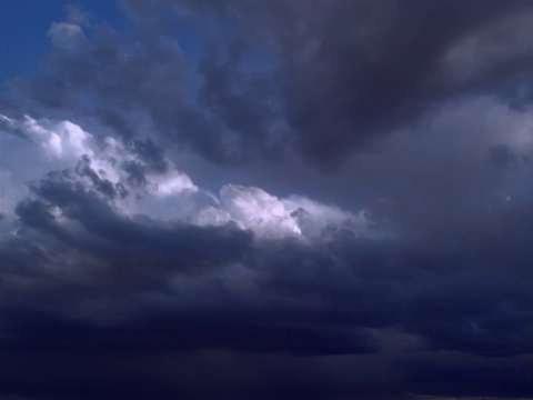 高积云和雨层云视频素材