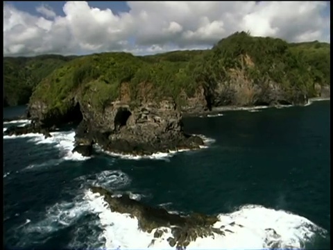 夏威夷毛伊岛的海岸和海岸视频素材