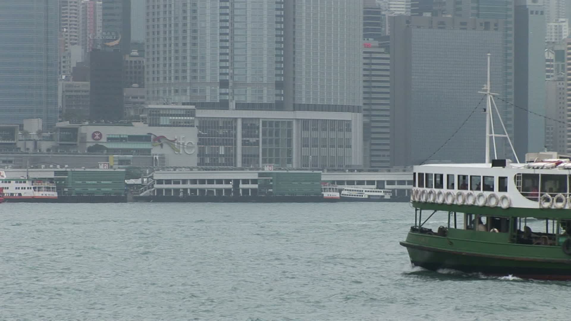 天星小轮巡游中国香港视频素材