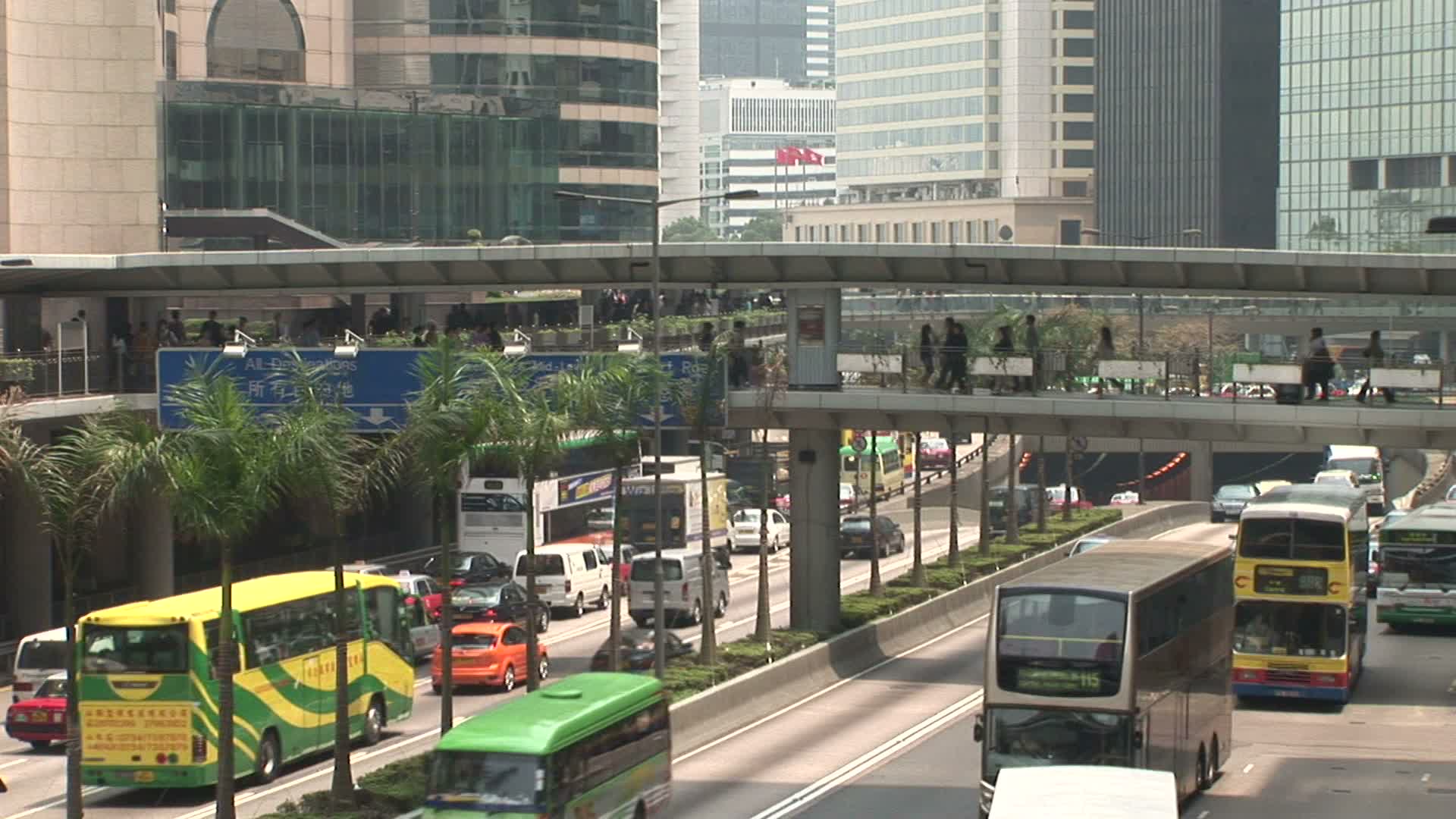 中国香港的一个通道视频素材