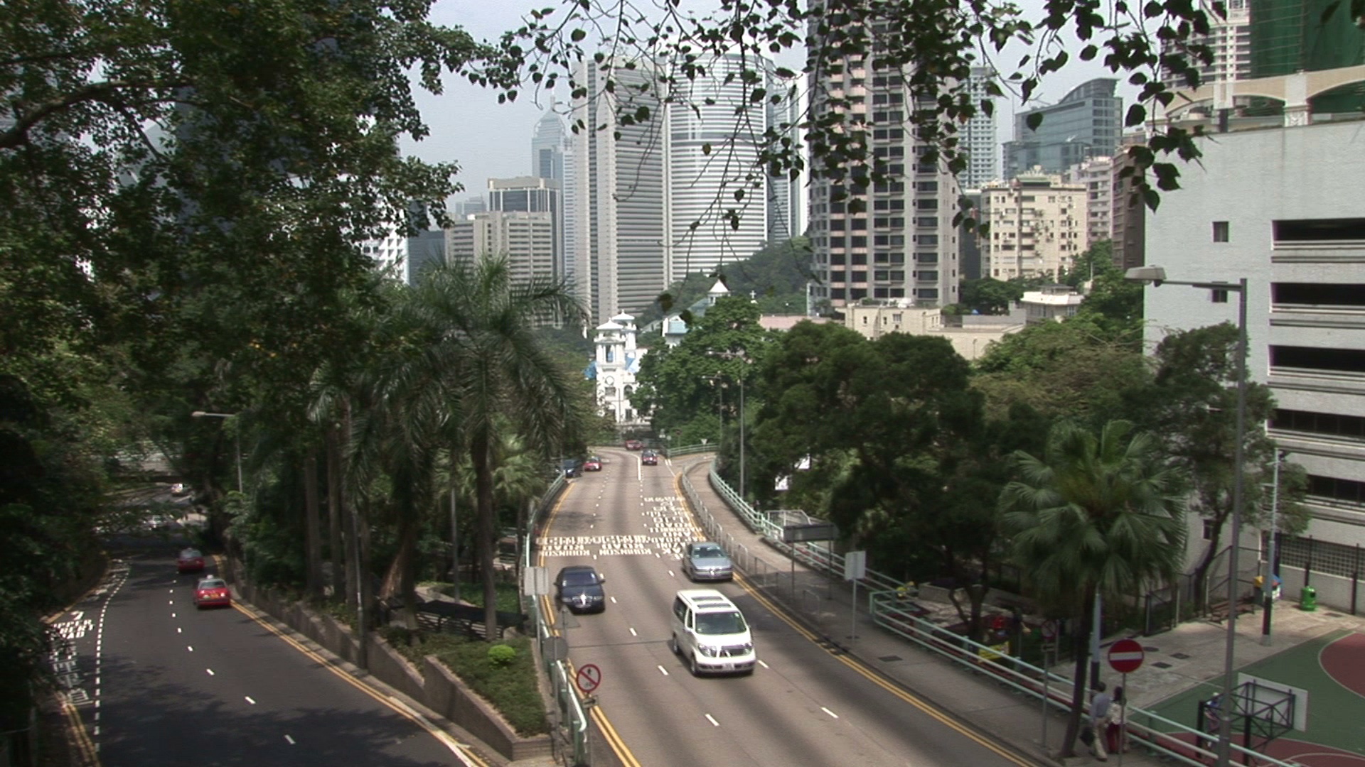 中国香港的道路运输视频素材