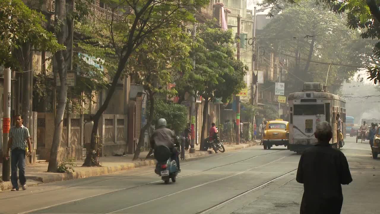 印度加尔各答的街道视频下载