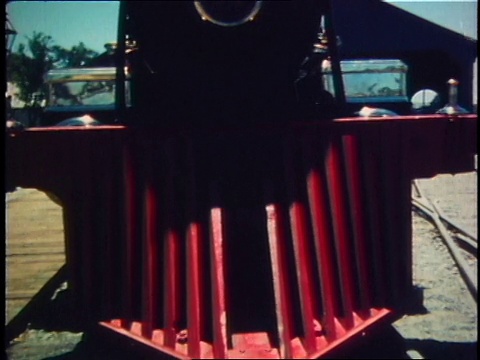 1978年，custeamlocomotive‘Jupiter’/ Promontory Summit，犹他州，美国视频素材