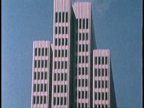 1978蒙太奇城市生活/美国加州旧金山视频素材