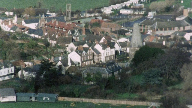 1983年ZO Porlock和海湾/ Somerset，英格兰视频素材