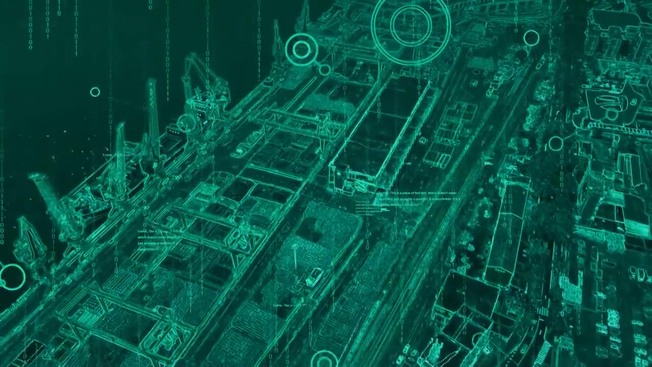 物联网大数据5G技术货运港口码头应用场景无人驾驶智能传感技术智慧港口机械设备远程控制数据连接决策执行视频下载